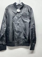 Starter The Classic Logo Black Satin Bomber J...
