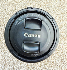 Canon EF 50mm f/1.8 STM Standard Lens Auto Focus inc sky filter (uv) lens