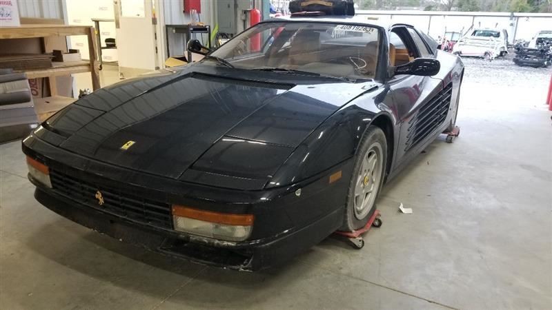 Ferrari Testarossa 1990 REAR+LEFT Engine cover