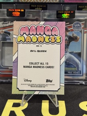 2026 Topps Disney Neon -Evil Queen Manga Madness MM-15 | eBay