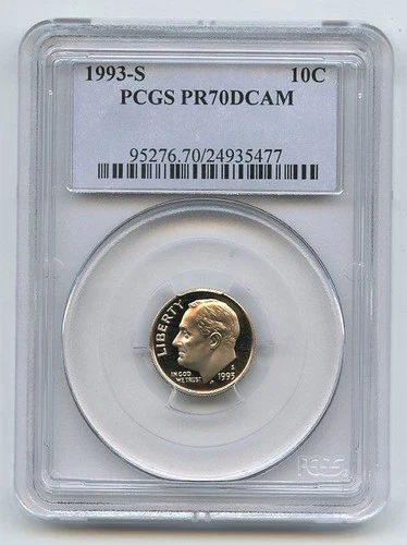 1993-S Roosevelt Dime Proof — photo from another recent sale
