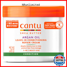 Cantu Argan Oil Leave In Conditioning Repair Cream 16 Ounce 07517-12/3Eu