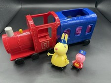Peppa Pig Miss Rabbit’s Train Vehicle & Carriage With 2 Figures - 100% Complete