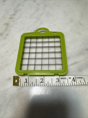 Raiqee Food Chopper Slicer 14mm x 14mm Dicing Blade Replacement Part Green