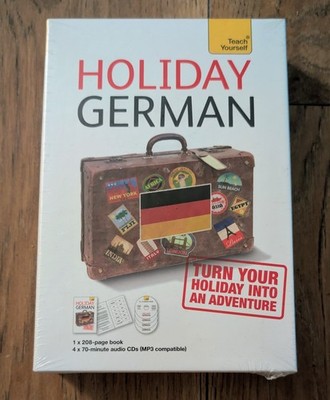 Holiday German Language Learning Set - Teach Yourself, Brand New & Sealed