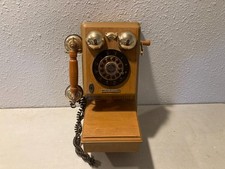 Thomas Crosley Museum Series Wood Antique Wall Telephone Limited Edition