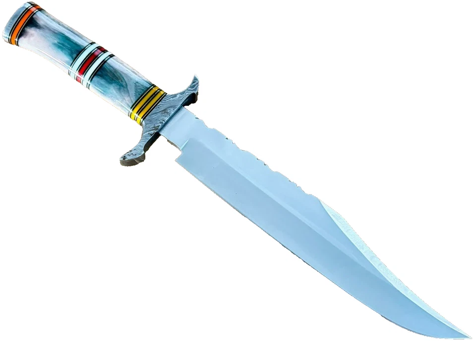 IMPACT CUTLERY Custom Made UNUSED Bowie Knife RARE Handmade Collectible Knives - Image 3 of 4