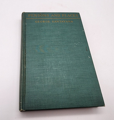 Persons & Places Santayana 1944 First Edition Scribner's Autobiography Memoir