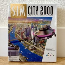 SimCity 2000 - Factory Sealed - IBM 3.5" - Big Box PC - 1994 Maxis - NM