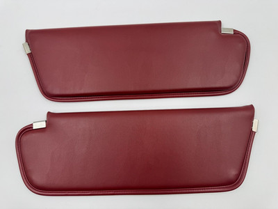 Burgundy Red Claret Sunvisor Set for 1972-1974 Dodge Dart