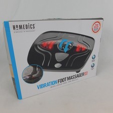 HoMedics Vibration Foot Massager With Heat Model FMV-400H Black And Red