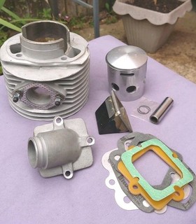 Lambretta Scooter Megello 200cc Monza Barrel Piston Reed Block & Carb Manifold