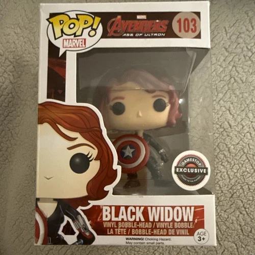 Funko POP! Marvel Avengers Age of Ultron Black Widow #103 GameStop Exclusive