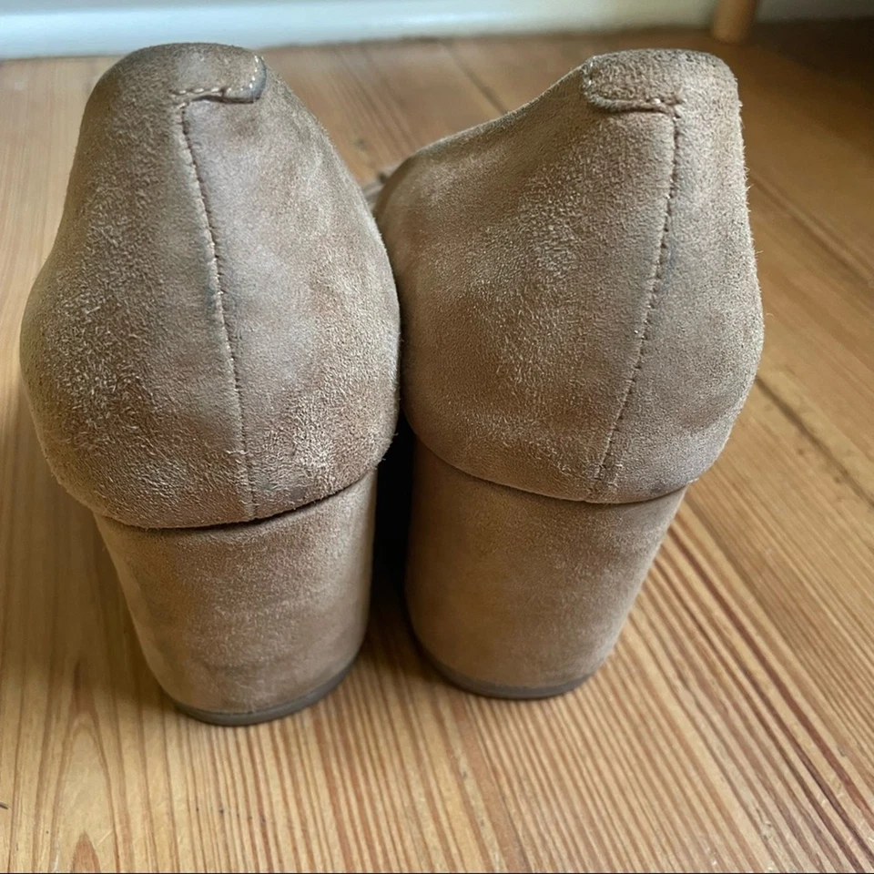 Gentle Souls Gabe's arco hebilla gamuza tostada cuña TALLA 9,5 M Foto 4 de 4