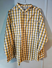Columbia PFG Omni-Shade Men's 2XL Regular Plaid Button-Down Shirt Pockets