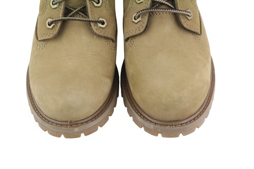 TIMBERLAND A1QJA Women Boots EU37/38 Grey Leather Ankle-Top Lace Up Ortholite - Zdjęcie 5 z 15