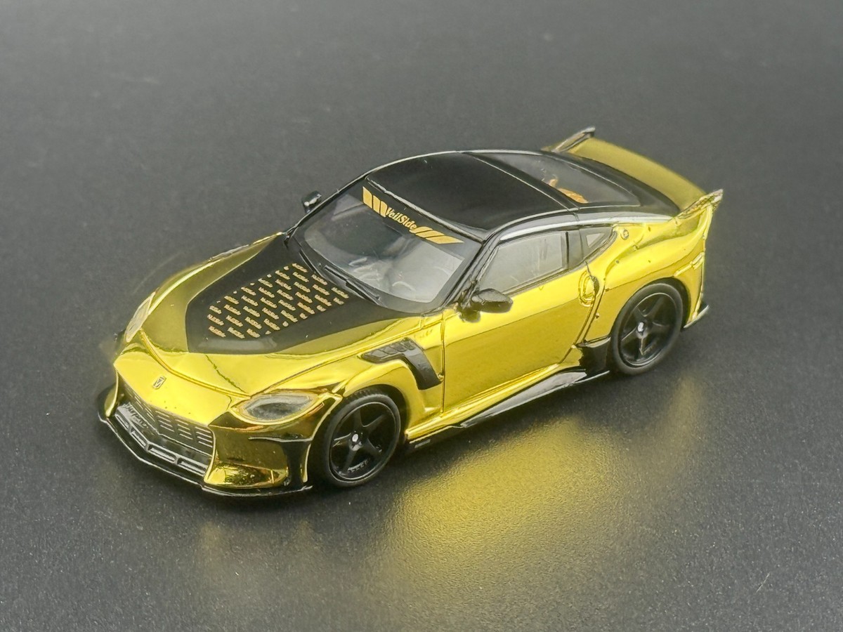Mini GT Nissan Z VeilSide FFZ400 Gold Chrome #985 1/64 | eBay