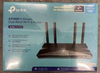 TP-LINK Archer AX1800 1201Mbps 4 Port 574Mbps Wireless Router (AX1800 )