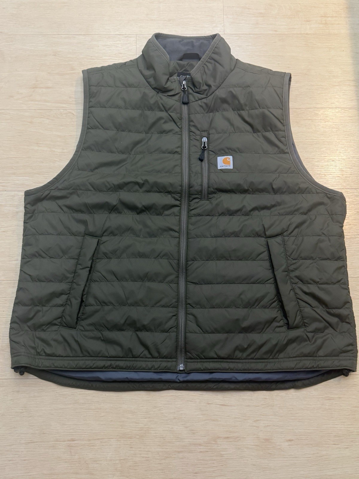 Carhartt Men's Rain Defender Lightweight Insulated Vest Size 2XL Moss Green NWOT