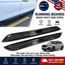 2pcs Aluminum Running Boards Side Step Bars Fits For Acura Mdx 2022-2026 Black 2pcs Aluminum Running Boards Side Step Bars Fits For Acura Mdx 2022-2026 Black