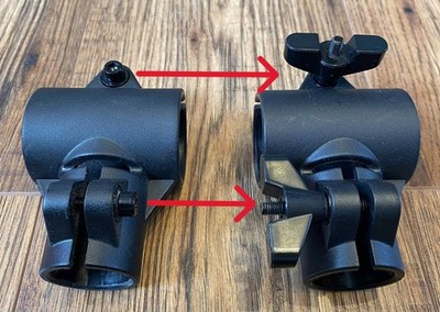 Alesis Nitro Rack Upgrade - Flügelschrauben für Klemmen schneller Aufbau einfache Einstellung
