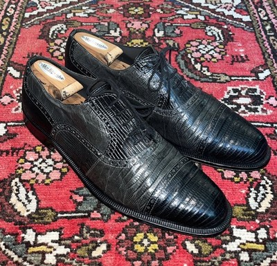 David Eden grey oxfords. Size 13. Excellent condition. DAVID EDEN GENUINE CROCODILE LIZARD MEN SHOES | Mercari main image 4