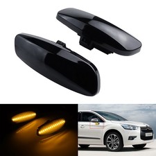 2x LED seitenanzeige Seitenblinker Blinker 12V Für Peugeot 408 I Citroën C3 II