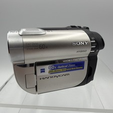 SONY DCR-DVD650 Hybrid DVD Works No Charger Read Description