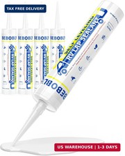 BEBOBLY RV Roof Sealant 4 Packs, Self Leveling Lap Sealant White, RV Caulking Se