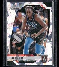 2024 Panini Prizm WNBA #36 Tina Charles Ice Prizms Atlanta Dream
