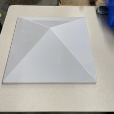 Silgan 19”x19” Light Post Fixture Cover Plastic New Set Of 4