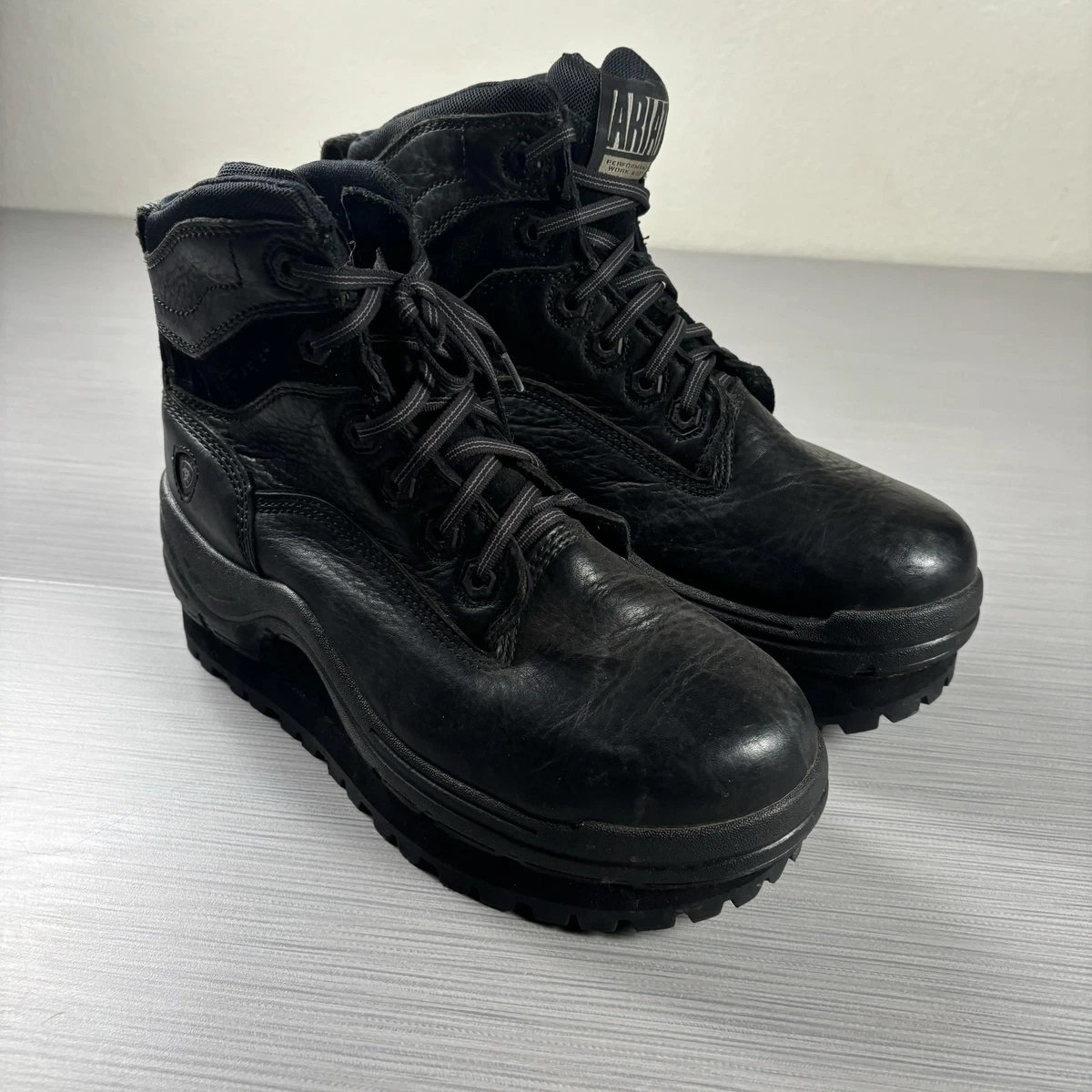 Ariat  Boot Mens 10 D Paddock Lace Up Black Equestrian Riding Gorpcore Leather Ariat Paddock Boots products for sale | eBay main image 3