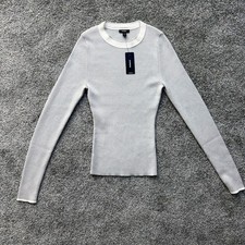 NWT Express Women XS Sweater Classic Retro Preppy