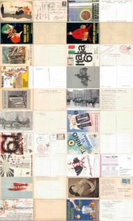 postcards ADVERTISING lot 20 pieces code 016 U