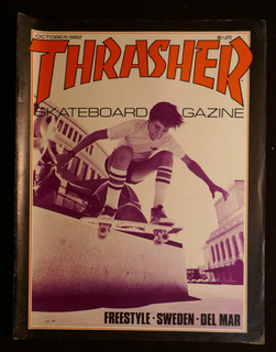 1982 Thrasher skateboarding magazine Rodney Mullen