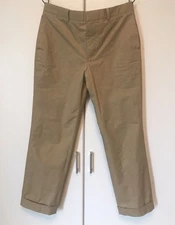 Drake's London Men's Straight Leg Khaki Dress Chino Pants Size 34