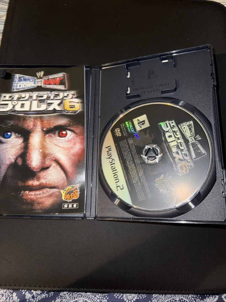 WWE Smackdown VS RAW Exciting Prowrestling 6 CIB PS PlayStation 2 PS2 Japan - Image 2 of 3
