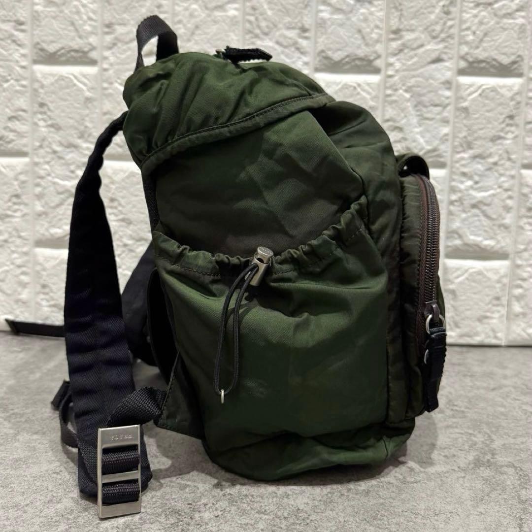 PRADA Backpack Drawstring Mini Backpack Waist Pou… - image 4