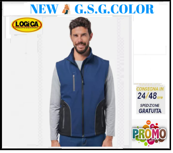 Chaleco De Trabajo Para Hombre En SOFTSHELL Talla L
