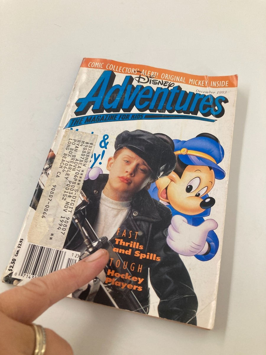 Disney Adventures Magazine December 1993 Macaulay Culkin and