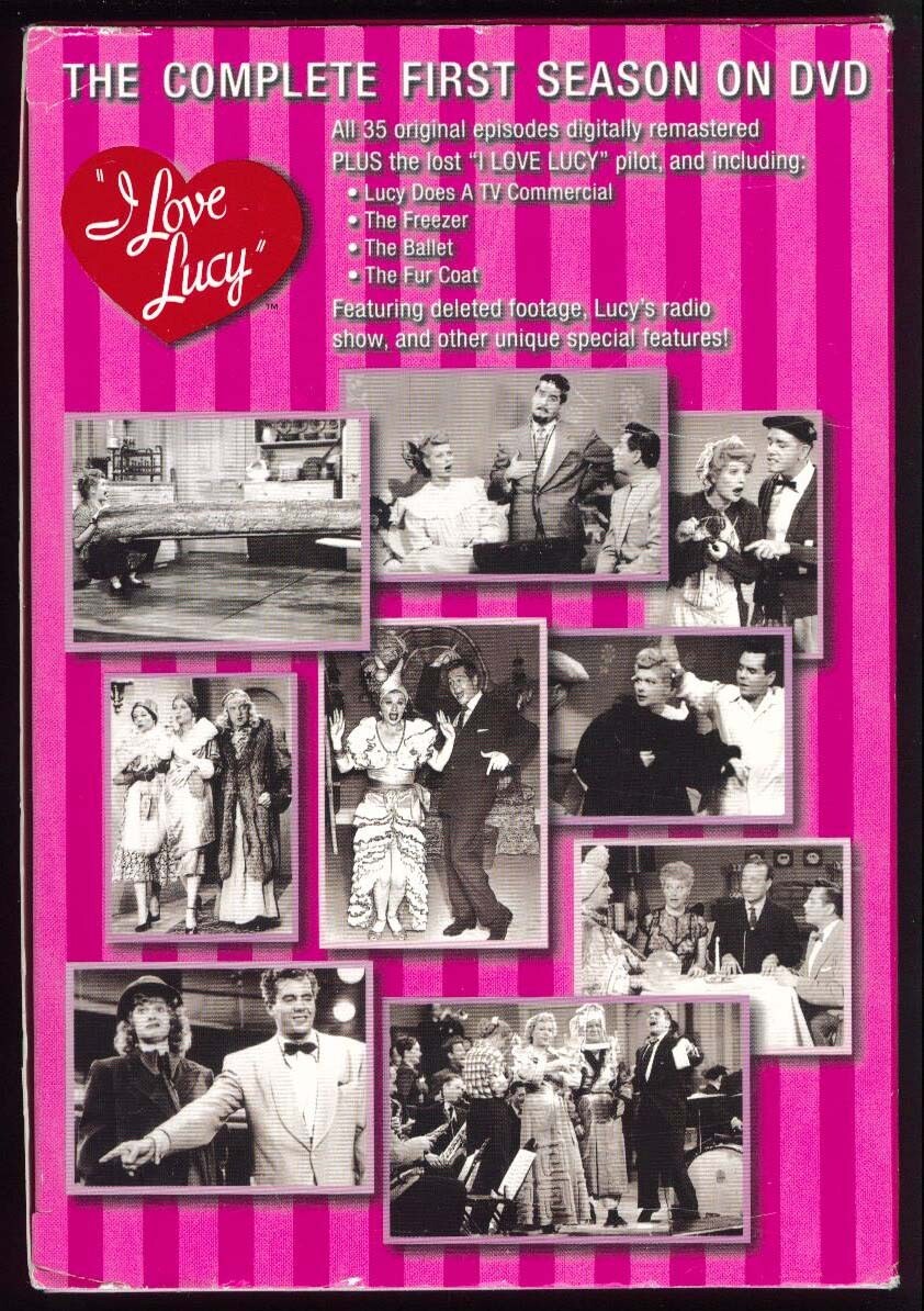I LOVE LUCY The Complete First Season (9-Disc DVD Set) | eBay