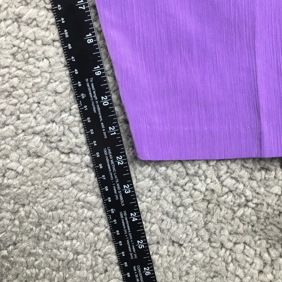 Maggie Sweet Women Cropped Pants Sz M Purple Summer Tapestry Elastic Waist NWOT - Image 4 of 4