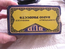 Bud Radio Products Porcelain Insulator Original Box