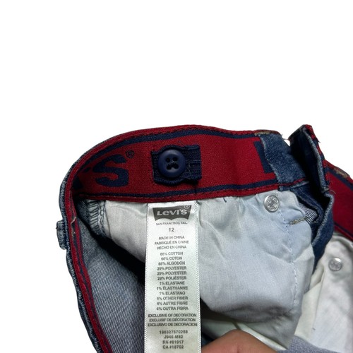 Levis 511 Jeans Boys 12 Regular 26 X 27 Slim Flex Stretch Adjustable Waist - Picture 8 of 9