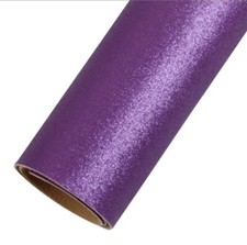 Purple pearl shimmer FAUX LEATHER ROLL 12" x 55"
