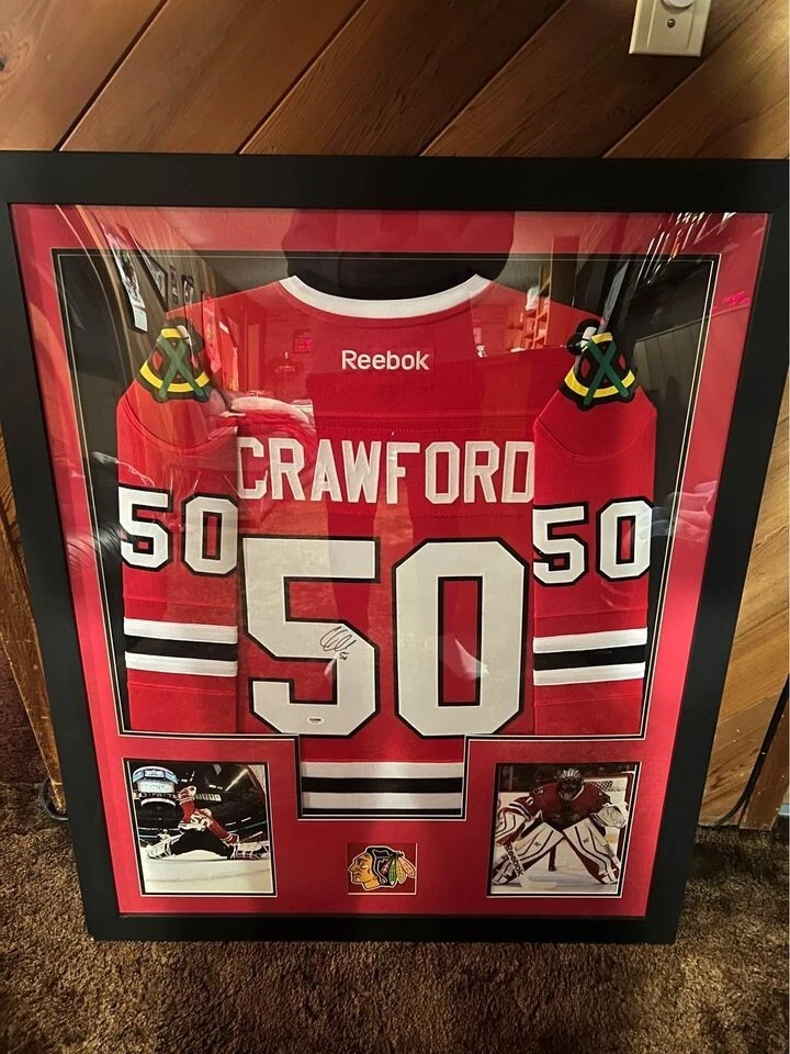 Corey crawford cheap signed jersey