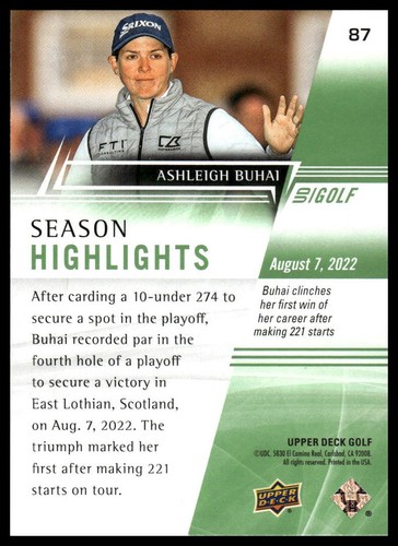 2024 Upper Deck #87 Ashleigh Buhai - Picture 2 of 2