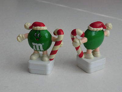 M&M M&M 's Mini Figur Topper/Stopfenfigur/Aufsatz Green grün mit Stock