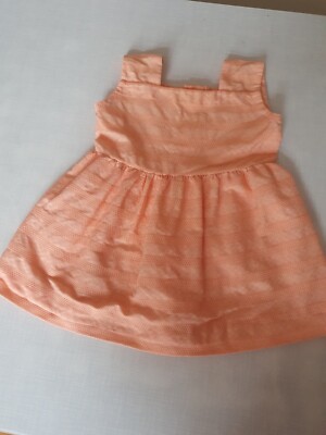 Kleid, lachsfarben, handmade, wie neu Größe 68/80