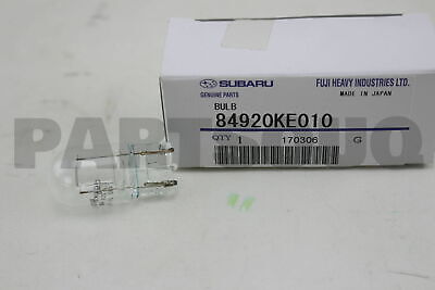 84920KE010 Genuine Subaru BULB 84920-KE010 | eBay 84920KE010 Genuine Subaru BULB 84920-KE010 | eBay
